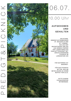 Einladung zu Predigt und Picknick