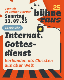 Werbeplakat für Bühne Raus