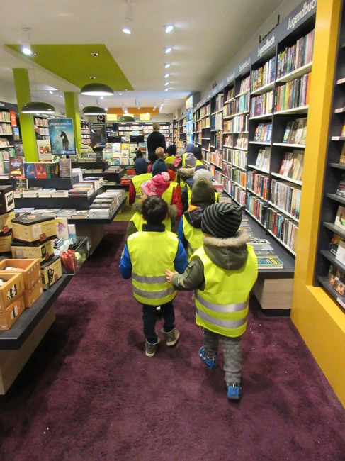 Ausflug in einen Buchladen